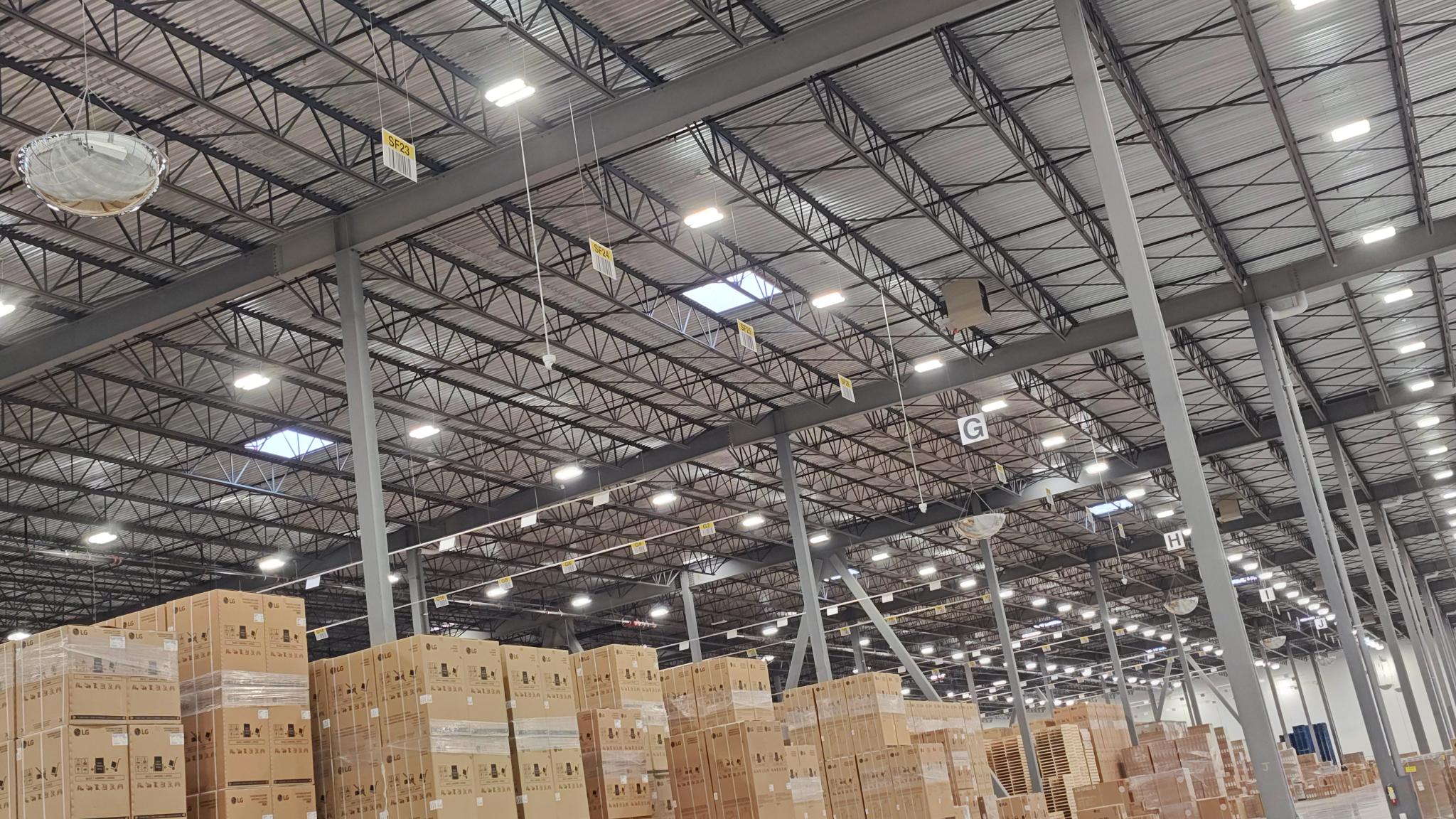 Pantos Trucking warehouse monitored by Luminys logistics security cameras