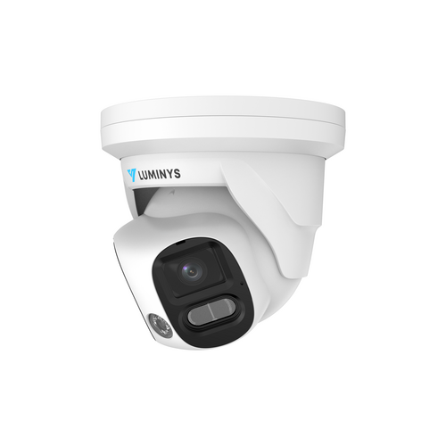 2 x 4MP Network LumiDeterrent Stitched Turret Camera (2.8 mm)