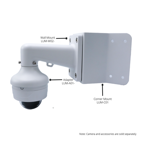 N5D Domes corner Mount Combination
