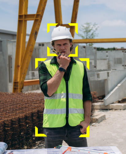 LumiCenter PPE Guy Standing