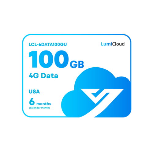 LumiCloud 4G Data 100GB USA: 6 months