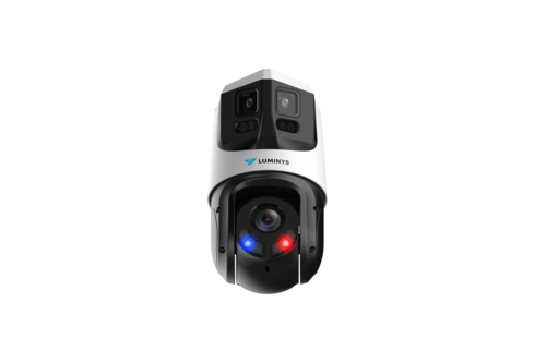 4MP Network 25x LumiDeterrent + Dual-stitched Lens Camera