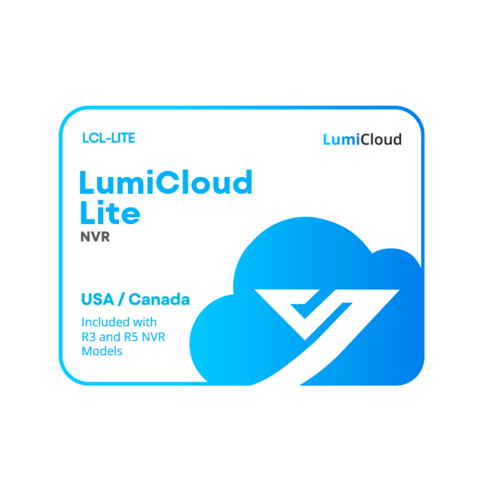 LumiCloud Lite (Included with R3 and R5 NVRs)