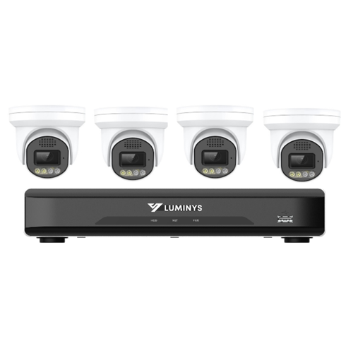 4CH 5MP LumiLuxLite IP Kit