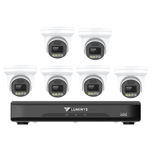 8CH 5MP LumiLuxLite IP Kit