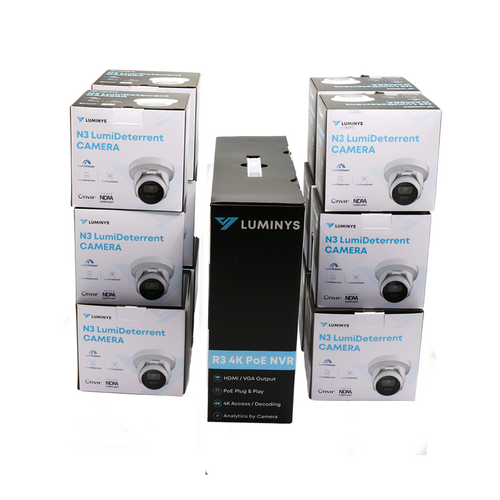 16 ch NVR_12 camera boxes combo